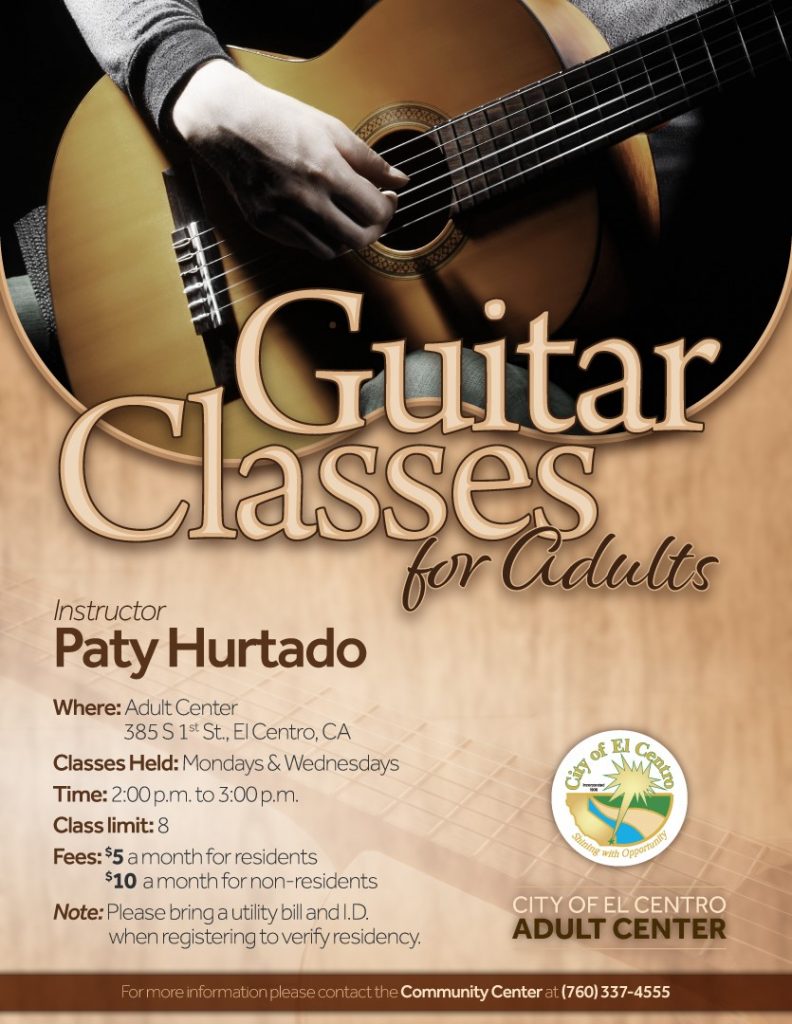 Guitar Class Flyer