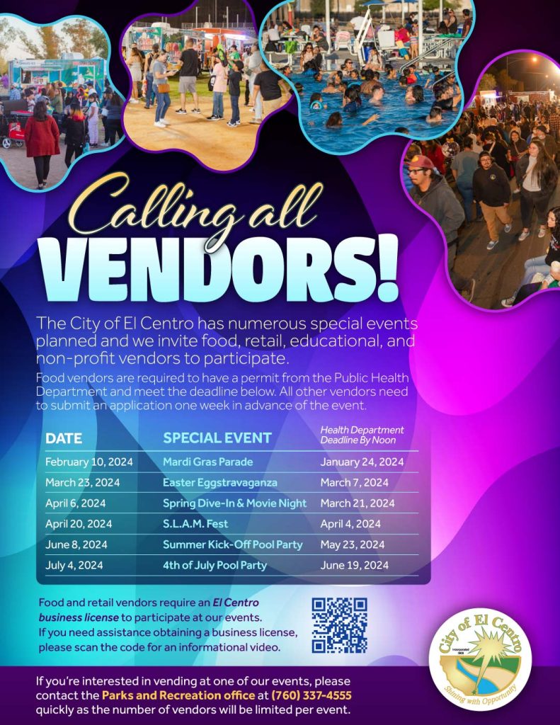 Calling all vendors flyer!