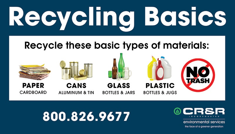 Recycling Basics Graphic